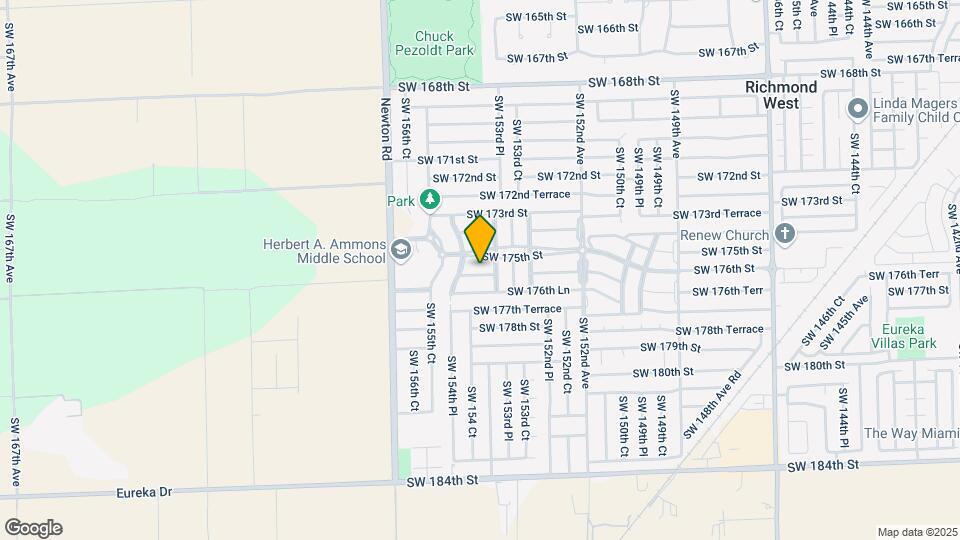 15413 SW 176th Terr Map and Location Details
