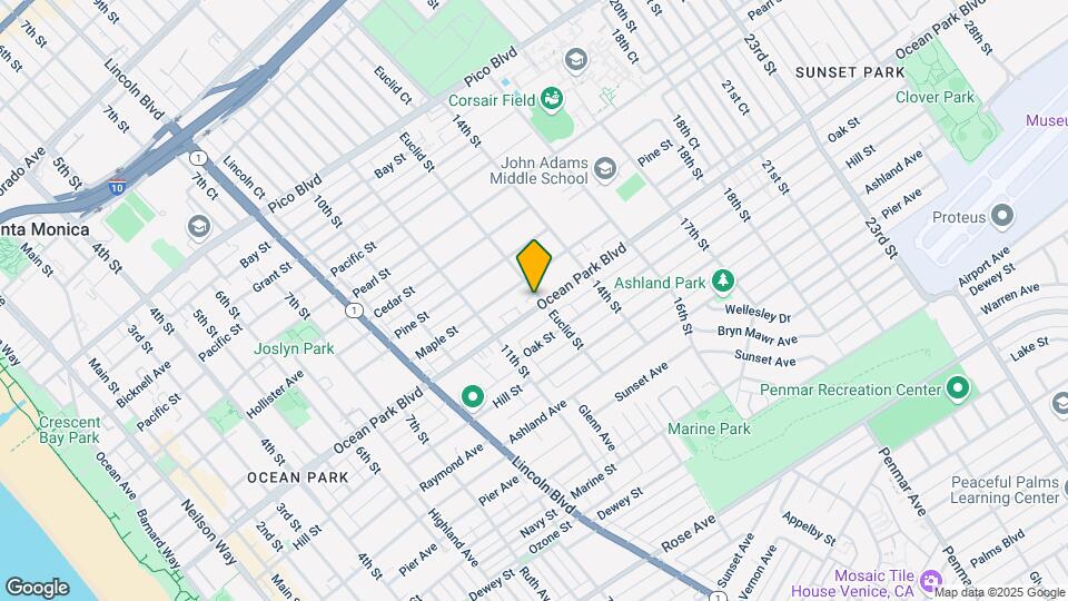 2520 Ocean Park Blvd Mapa y Detalles de la Ubicación