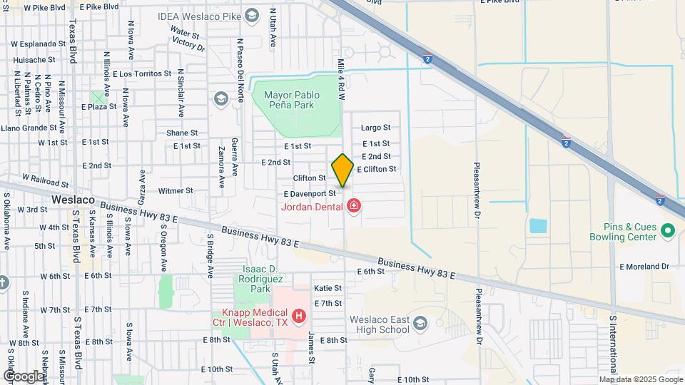 1905 Davenport St Map and Location Details