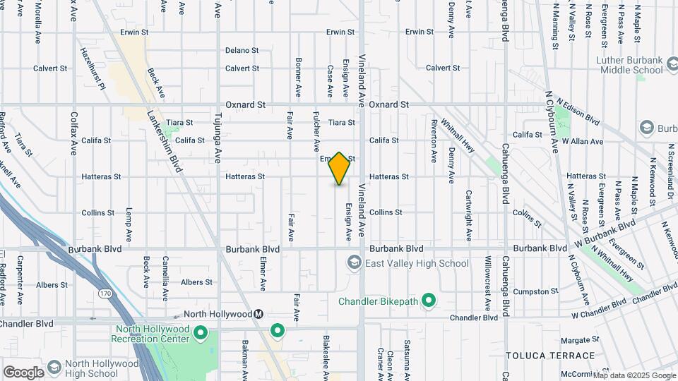 5740 Case Ave Map and Location Details