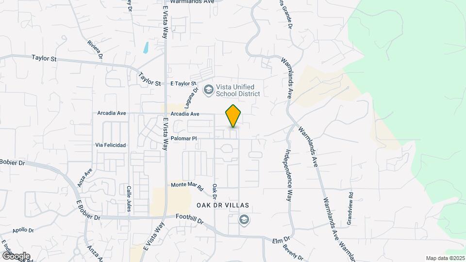 1390 Palomar Pl Map and Location Details
