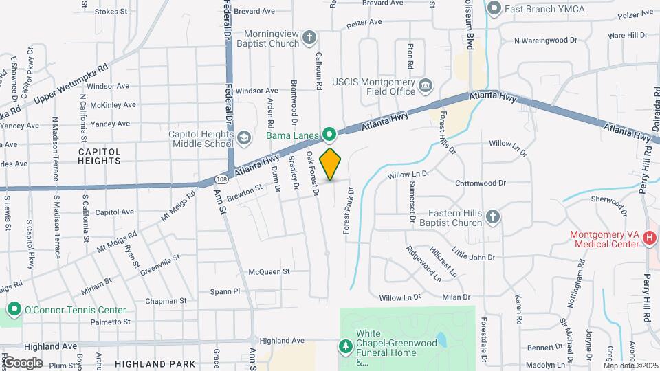 3016 Brewton St Map and Location Details