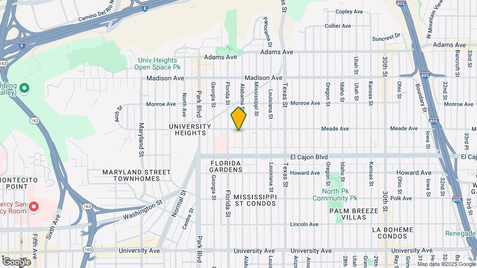 4386 Alabama St Mapa y Detalles de la Ubicación