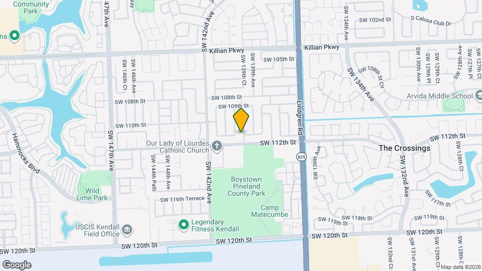 11104 SW 139th Ct Map and Location Details