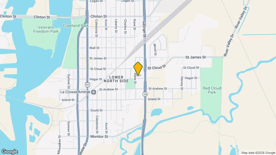 1325 Hagar St Map and Location Details