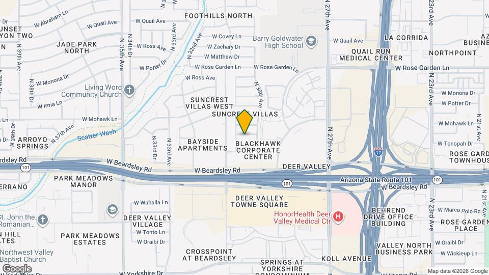 3029 W Tonopah Dr Mapa y Detalles de la Ubicación
