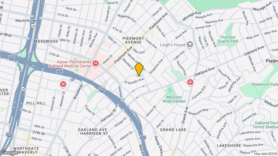 635 El Dorado Ave Mapa y Detalles de la Ubicación