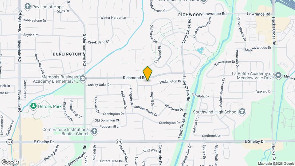 7486 Hedgington Dr Map and Location Details