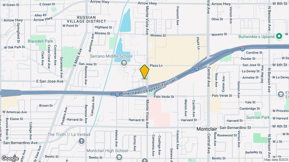 9385 Mesa Verde Dr Map and Location Details