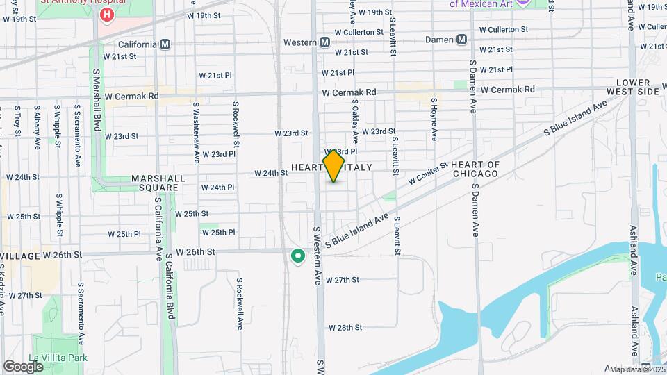 2336 W 24th Pl Mapa y Detalles de la Ubicación