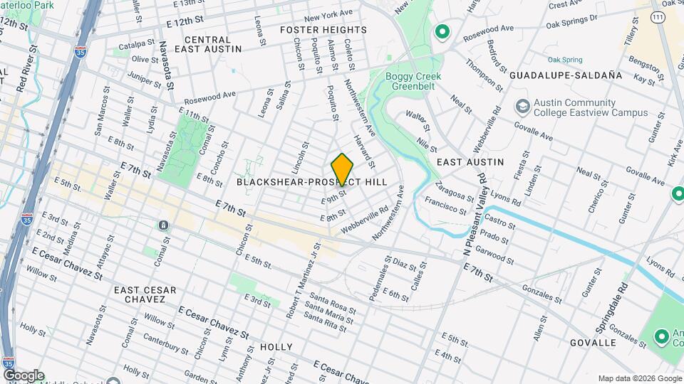 2300 E 9th St Map and Location Details