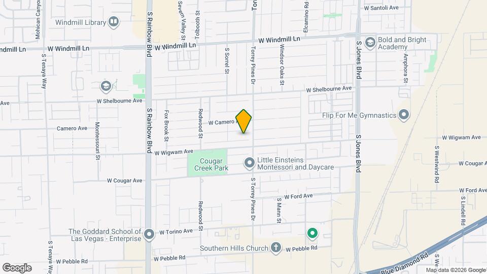 6542 Samba Ave Map and Location Details