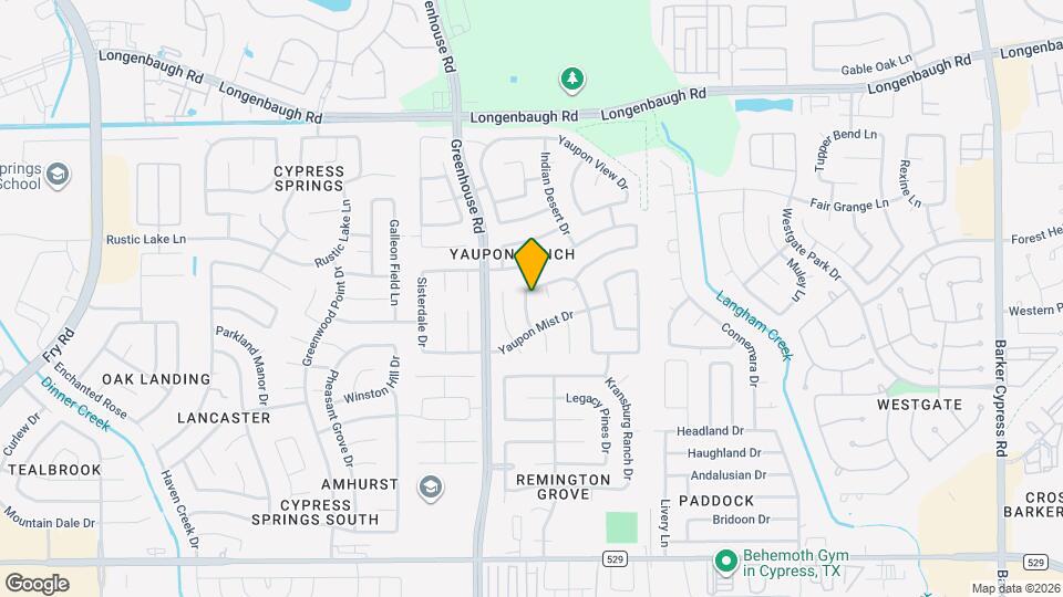 7722 Prairie Fire Ln Mapa y Detalles de la Ubicación