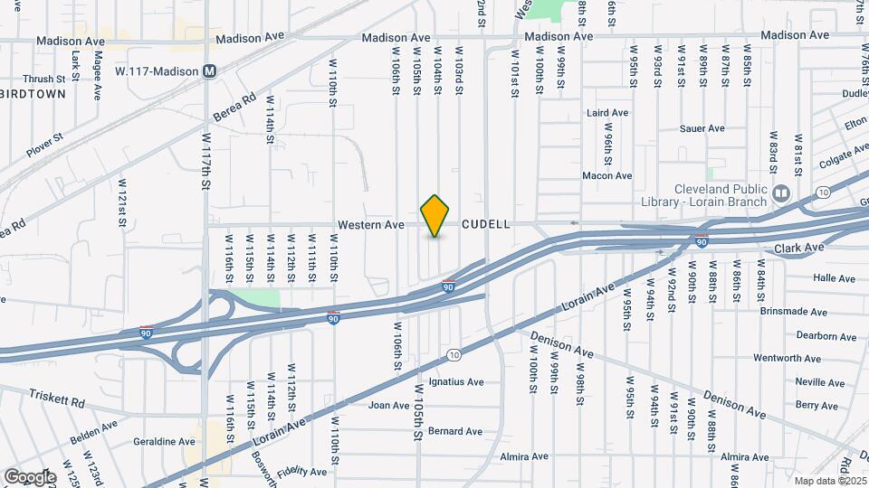 3044 W 104th St Map and Location Details