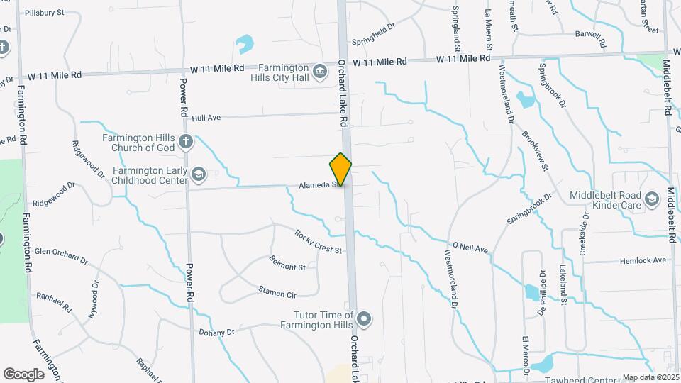 25323 Orchard Lake Rd Map and Location Details