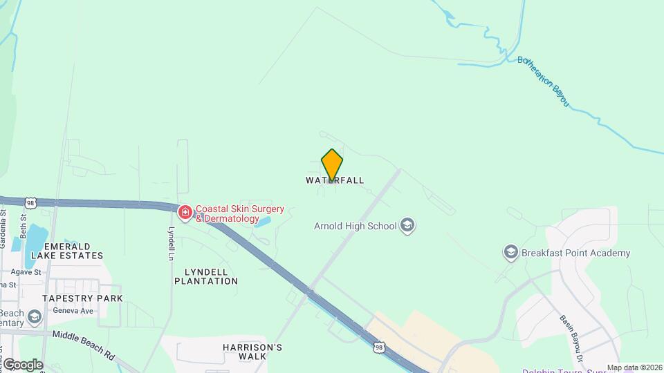 101 Barefoot Falls Map and Location Details