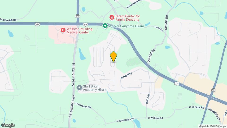 254 Highland Falls Dr Map and Location Details