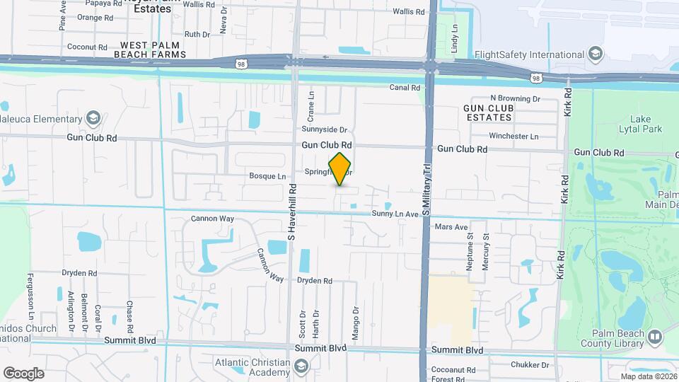 4757 Sunny Palm Cir Map and Location Details