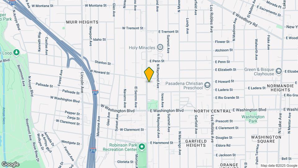 1518 Fair Oaks Ave Map and Location Details