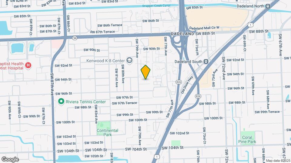 7841 SW 95th St, Unit B7 Mapa y Detalles de la Ubicación