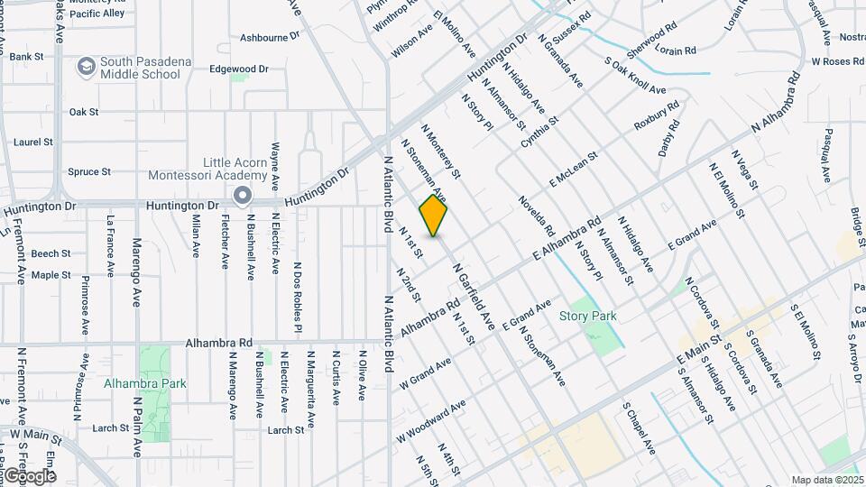 817 N Garfield Ave Map and Location Details