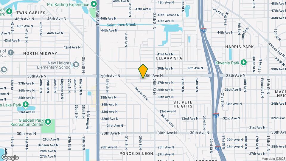 2855 37th Ave N Map and Location Details