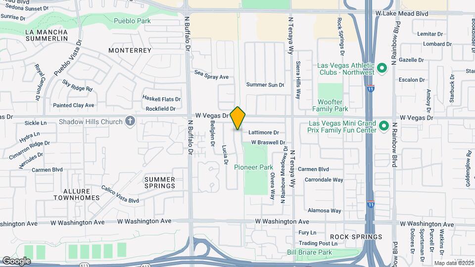 1420 Pacific Terrace Dr Map and Location Details