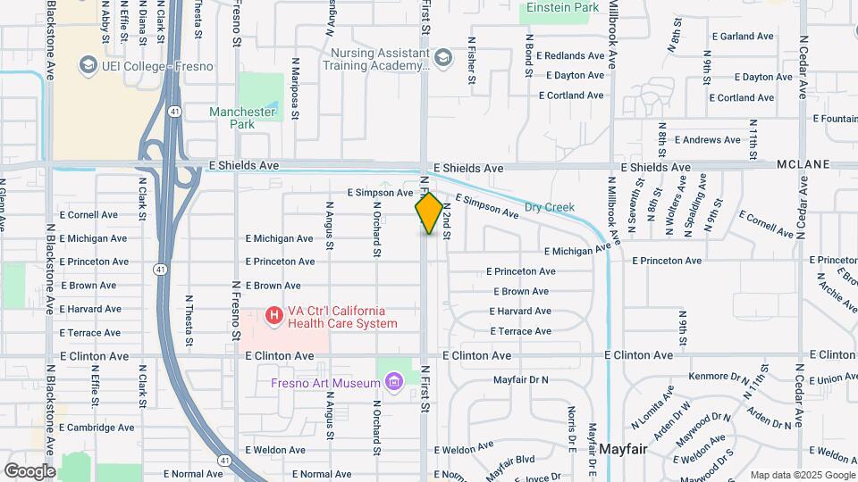 2840 N First St Map and Location Details
