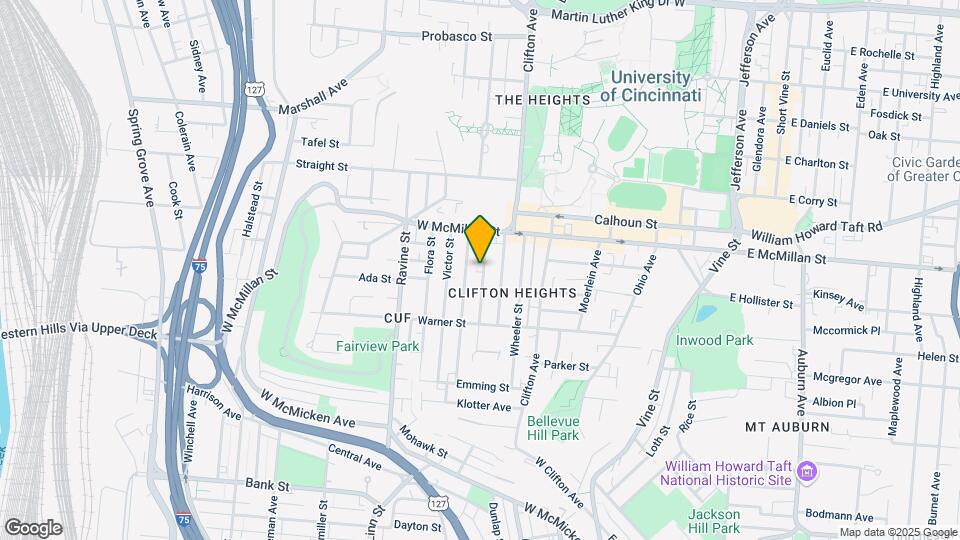 2351 Chickasaw St Map and Location Details