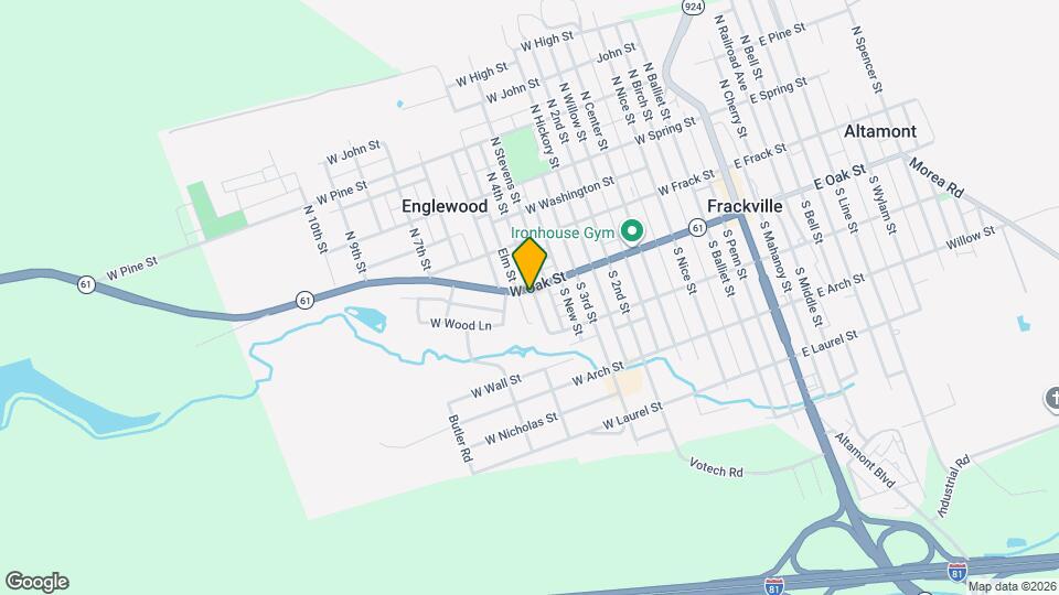 104 S 4th St, Unit Casa Mapa y Detalles de la Ubicación