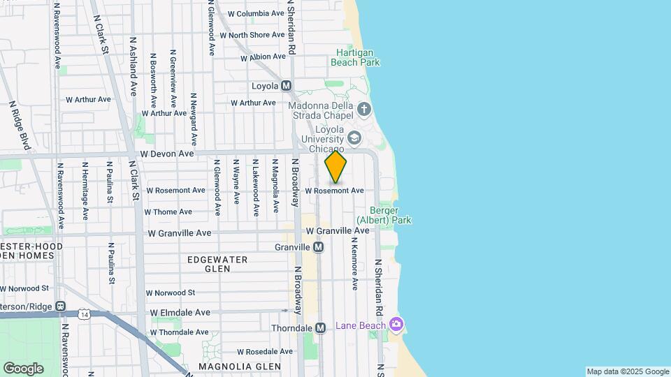 6301 N Winthrop Ave Mapa y Detalles de la Ubicación