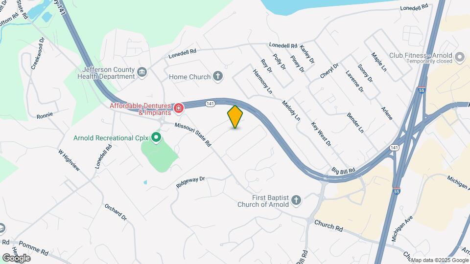 328 Oak Ridge Pkwy Mapa y Detalles de la Ubicación