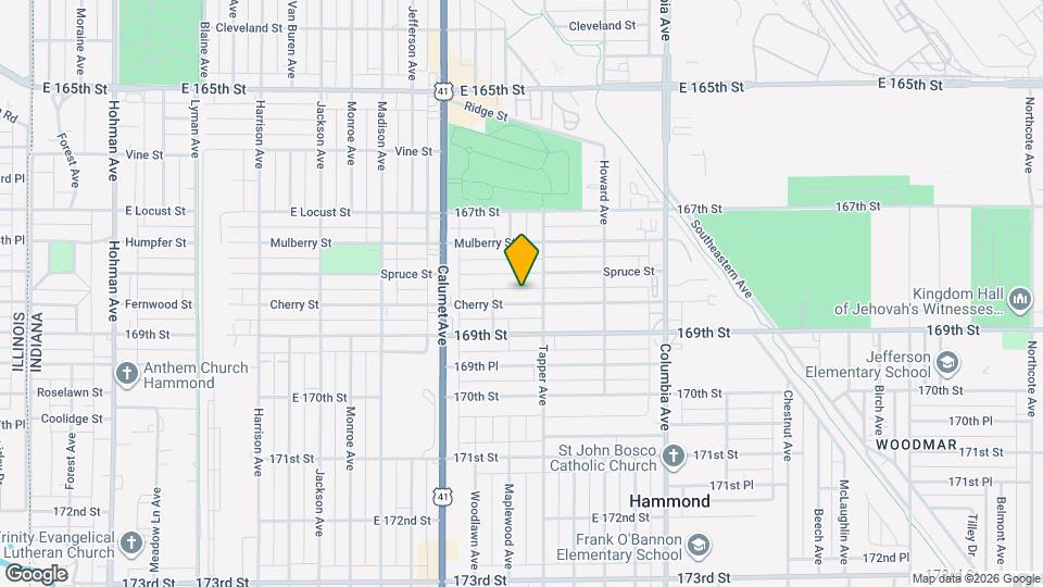 925 Cherry St Mapa y Detalles de la Ubicación