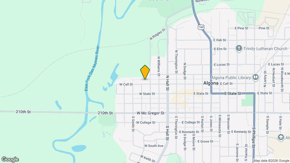 412 W Call St, Unit Apartment #3 - Upstairs Map and Location Details