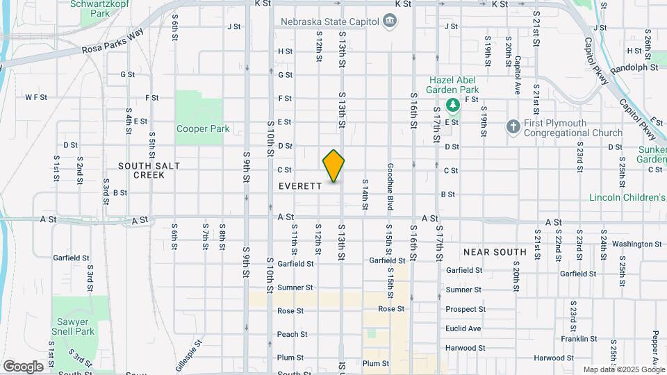 1232 B St Map and Location Details