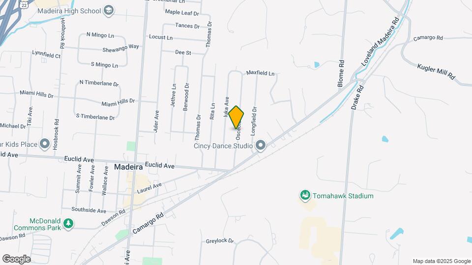 7237 Osceola Dr Map and Location Details