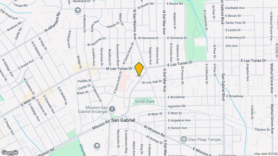 163 S Junipero Serra Dr Map and Location Details