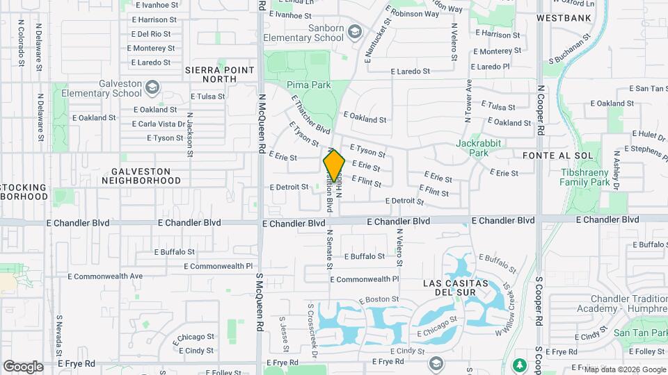 302 N Hudson Pl Map and Location Details