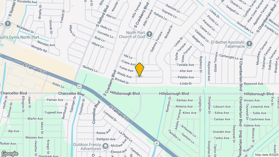 2761 Shady Ave Map and Location Details