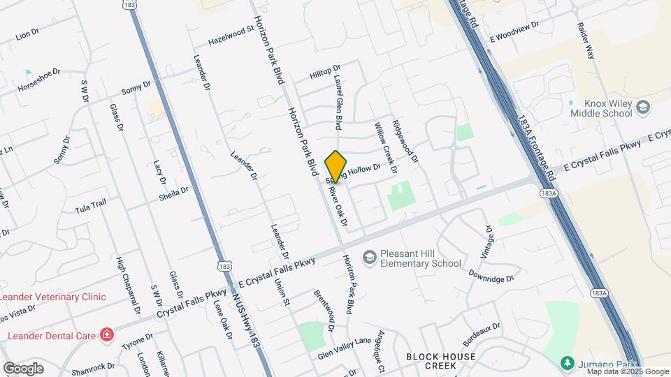 1404 River Oak Dr Map and Location Details