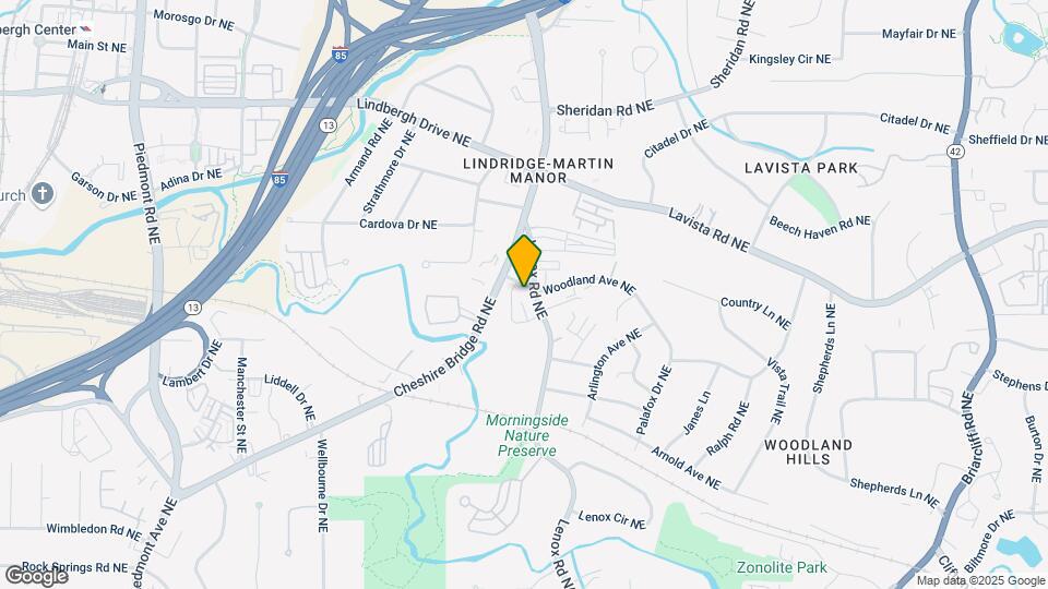 2186 Lenox Rd NE Map and Location Details