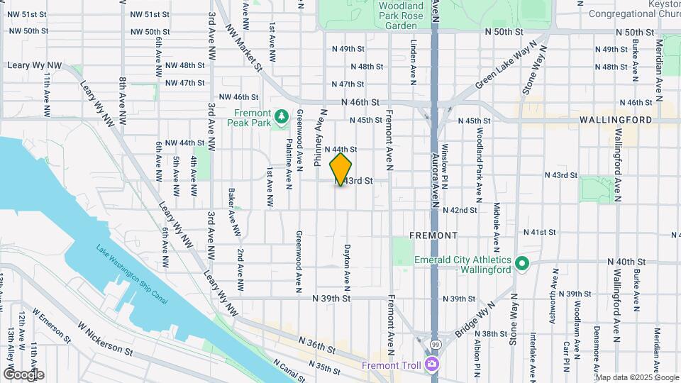 4224 Francis Ave N Map and Location Details