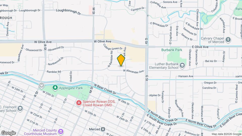 291 W Alexander Ave Map and Location Details