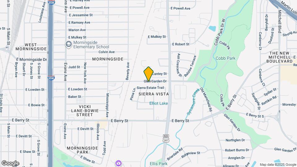 1404 Glen Garden Dr Map and Location Details