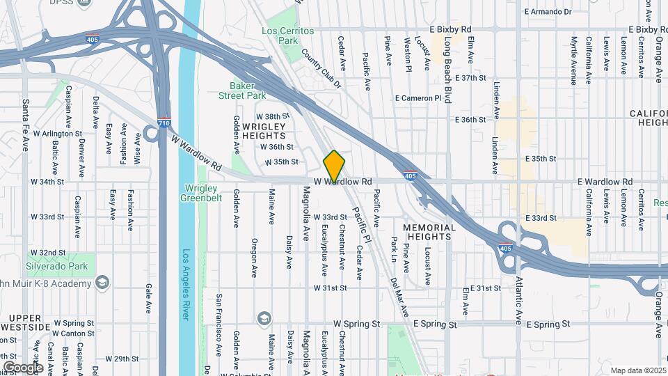350 W Wardlow Rd Map and Location Details