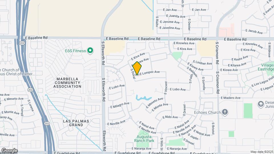 9435 E Lompoc Ave Mapa y Detalles de la Ubicación