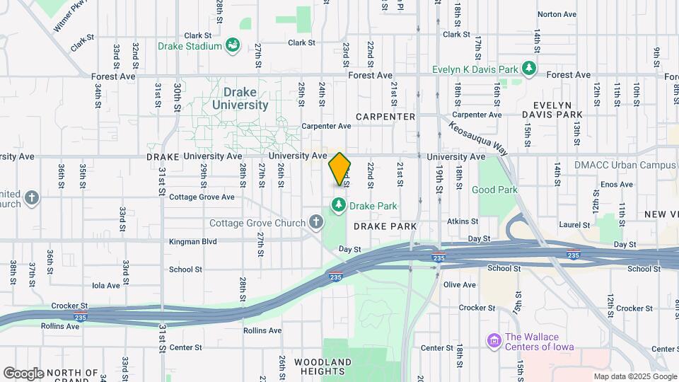 1122 23rd St Map and Location Details