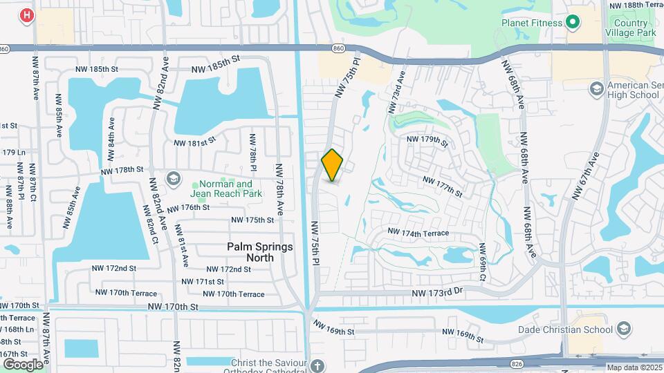7428 NW 178th St Map and Location Details