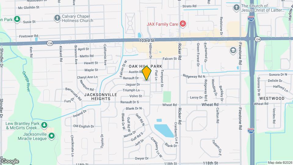 7815 Jaguar Dr Map and Location Details