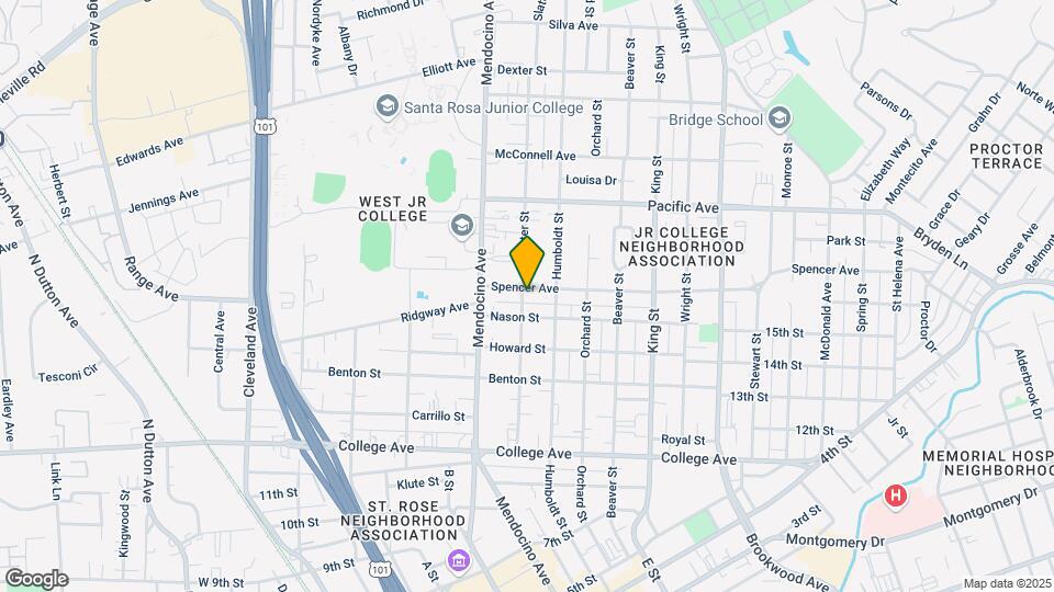602 Spencer Ave Mapa y Detalles de la Ubicación